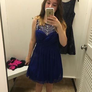 NAVY BLUE FORMAL DRESS